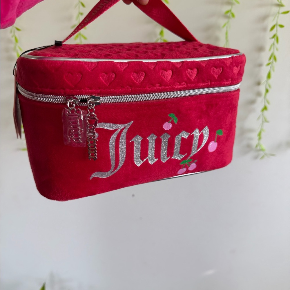 Juicy Couture red Velvet Cherry Logo Crossbody Bag
